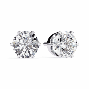 Lockerbie Six <span class="diamond">Prong Solitaire Stud 1.25ct Earrings</span>
