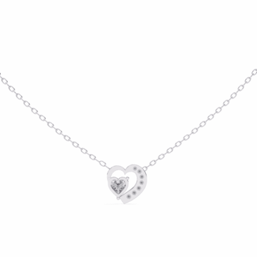 Inveraray Two <span class="diamond">Heart Elegant Daily Wear 0.65ct Pendant</span>
