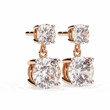 Glenapp Two <span class="diamond">Round Dangle 2.20ct Earrings</span>