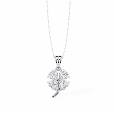 Isla Floral <span class="diamond">Heart 0.48ct Pendant</span>