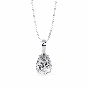 Pitlochry Pear <span class="diamond">Teardrop Solitaire 2ct Pendant</span>