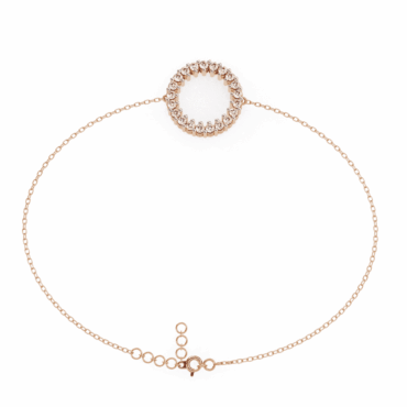 Pitlochry Round <span class="diamond">Light Gold Bracelet</span>