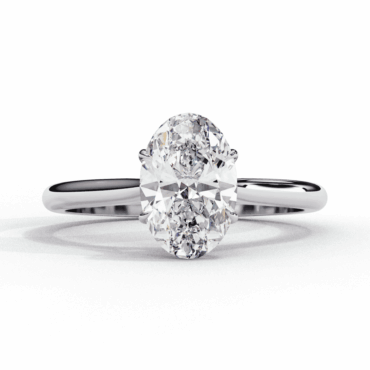 Spynie Oval <span class="diamond">1.20ct Two Tone Solitaire Ring</span>