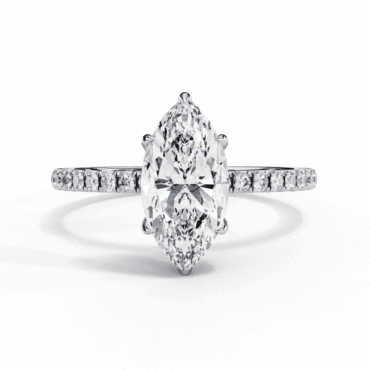 Glenrothes Marquise <span class="diamond">Hidden Halo 1ct Ring</span>