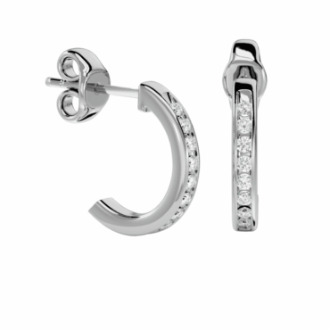 Clyde Curve <span class="diamond">Channel Hoop 0.64ct Earrings</span>