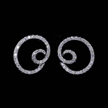 Celestine Spiral <span class="diamond">Earrings</span>