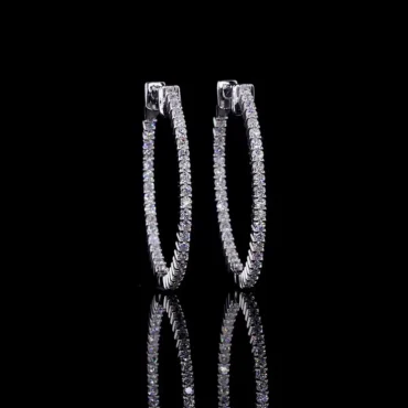 Lyric Arc <span class="diamond">Two Stone Earrings</span>