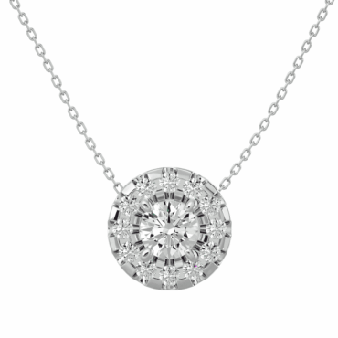 Moray Round <span class="diamond">Halo 1.50ct Pendant</span>