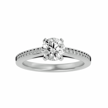 Stornoway Four<span class="diamond"> Prong Pave 1.25ct Ring</span>