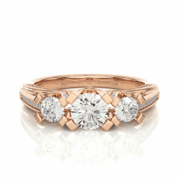 Largs Hidden <span class="diamond">Round Three Stone 0.50ct Ring</span>