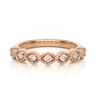 Aberfeldy Round <span class="diamond">Half Eternity Ring</span>