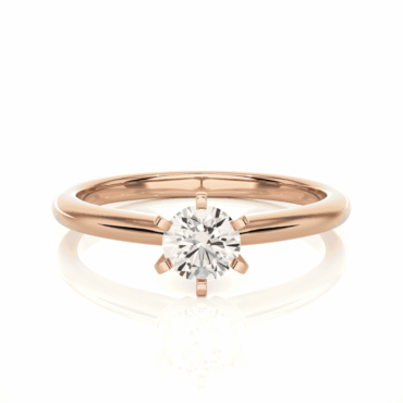 Keith Brilliant <span class="diamond">Solitaire Round 0.4ct Dainty Ring</span>