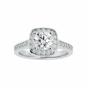 Dumfries Unique<span class="diamond"> Halo Pave 1.25ct Ring</span>