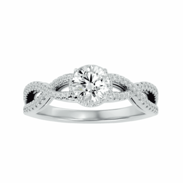 Montrose <span class="diamond">Twisted Halo 0.80ct Ring</span>