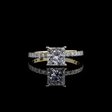 Salen Princess <span class="diamond">Pave 1.5ct Diamond Ring</span>