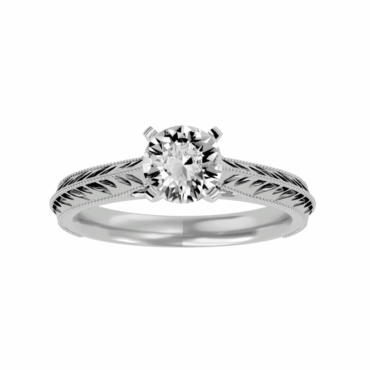 Ayrshire Vintage<span class="diamond">Band Solitaire 0.50ct Ring</span>