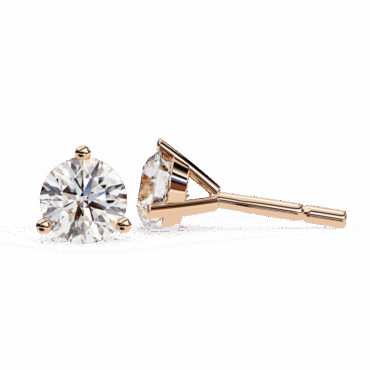 Torridon Three <span class="diamond">Prong Round Solitaire 1.25ct Stud Earrings</span>