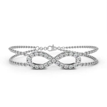 Fife Round <span class="diamond">Infinity Chain Bracelet</span>