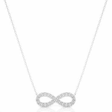 Dailly Infinity <span class="diamond">Round With Chain Pendant</span>