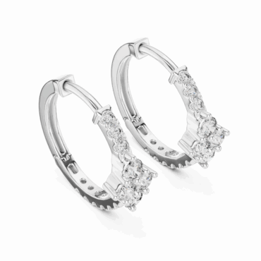 Wrexham Hoops <span class="diamond">Earrings</span>