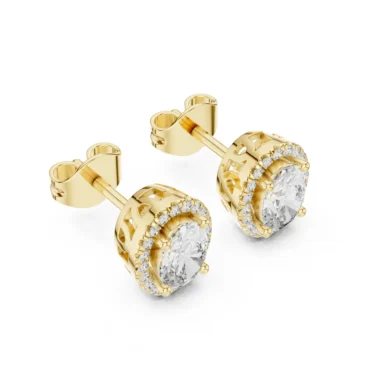 Clynelish Halo <span class="diamond">0.51 ct Earrings</span>