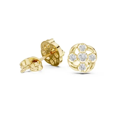 Celt Five <span class="diamond">Stone Earrings</span>