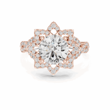 Rock-rose Pave <span class="diamond">1.50ct Ring</span>