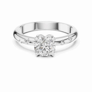 Cleavers Pave <span class="diamond">0.70ct Ring</span>