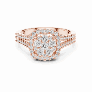 Wild Pansy <span class="diamond">Pave Ring</span>