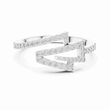 Scottish Snow & Dahlia Lab Diamond Ring