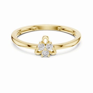 Greta Three <span class="diamond">Stone Ring</span>