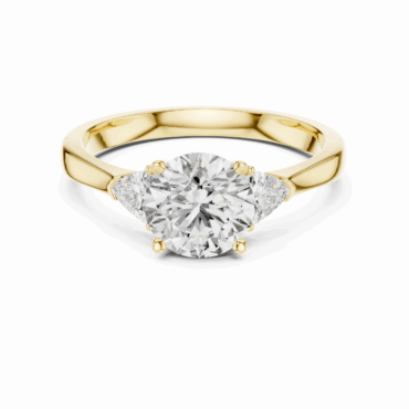 Idbury Three <span class="diamond">Stone Ring</span>