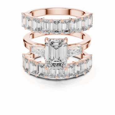 Cottingham Three <span class="diamond">Stone Ring</span>