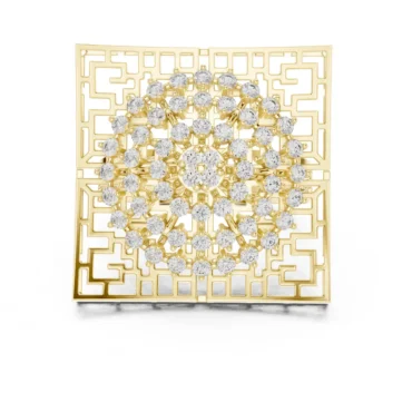 Scottish Bloom & Daisy Lab Diamond Ring