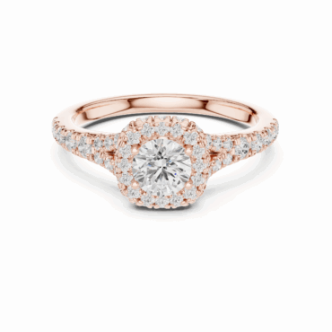 Kelpie Halo <span class="diamond">0.63 ct Ring</span>