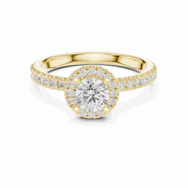 Oberon Halo <span class="diamond">0.64 ct Ring</span>