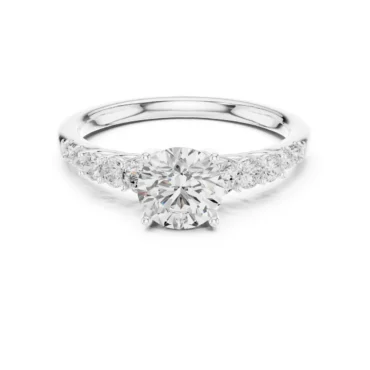 Teak Pave <span class="diamond">1 ct Ring</span>