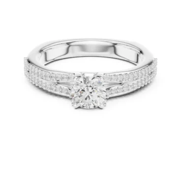 Acorn Pave <span class="diamond">0.5 ct Ring</span>